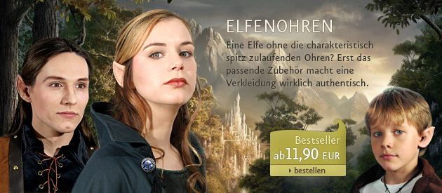 Elfenohren f�r Karneval und Mottoparty ab 11,90EUR