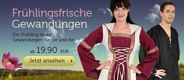 Fr�hlingsfrische Gewandungen - ab 19,90 EUR