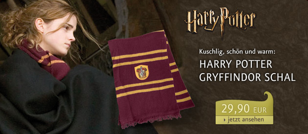 Kuschlig, sch�n und warm: Der Gryffindor Schal direkt aus Hogwarts
