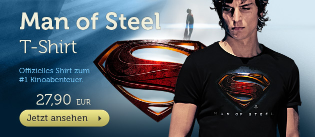 Superman - Man of Steel Logo T-Shirt - 27,90 EUR